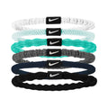 Flex Hair Tie Hair band 6 Pack Unisex - multicoloured, white
