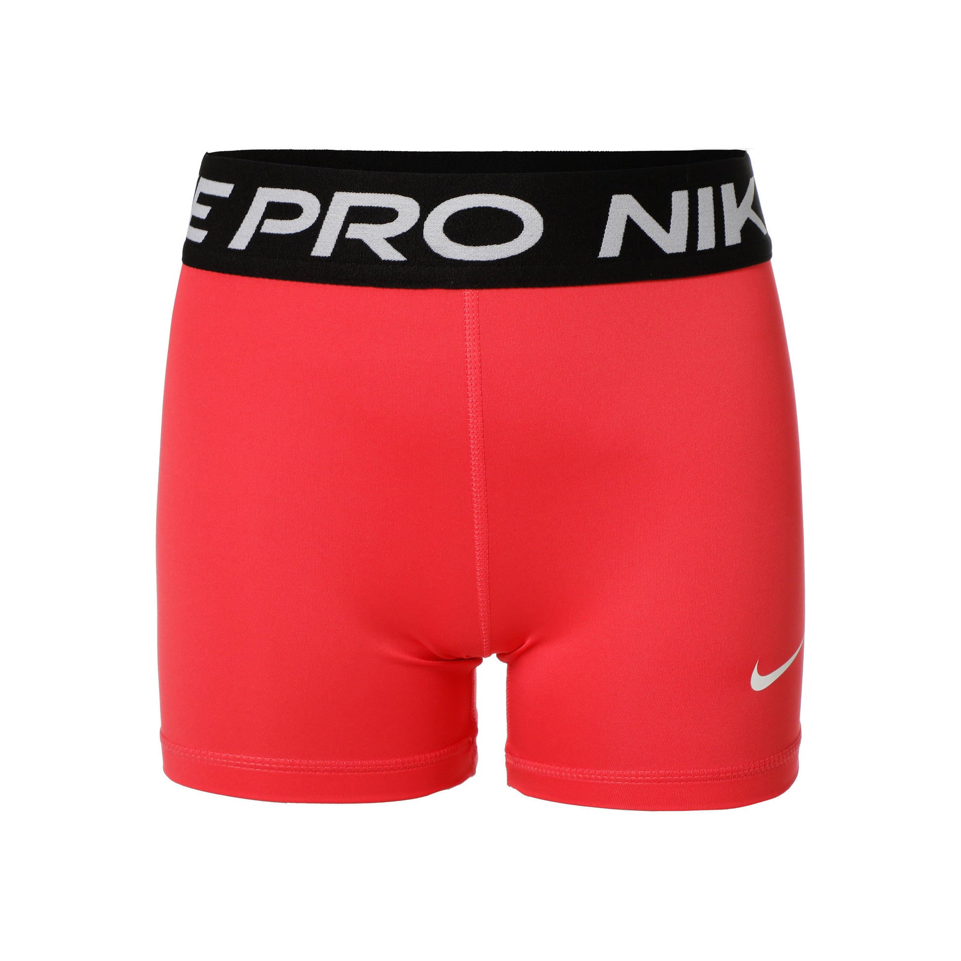 Nike Dri-Fit Big Kids 3in Shorts Girls-red,black