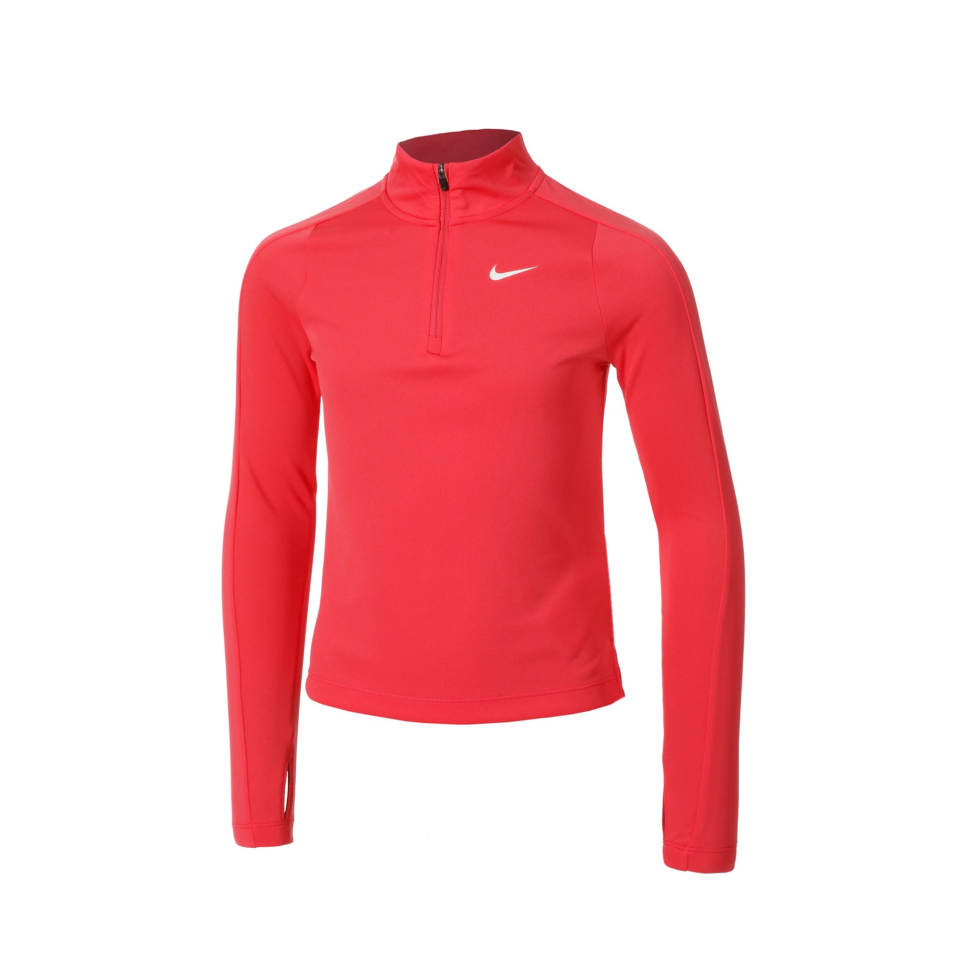 Nike Dri-Fit Half-Zip Long sleeve Girls - neon pink,
