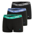 Everyday Stretch Trunk Boxer shorts 3 Pack Men - black, green