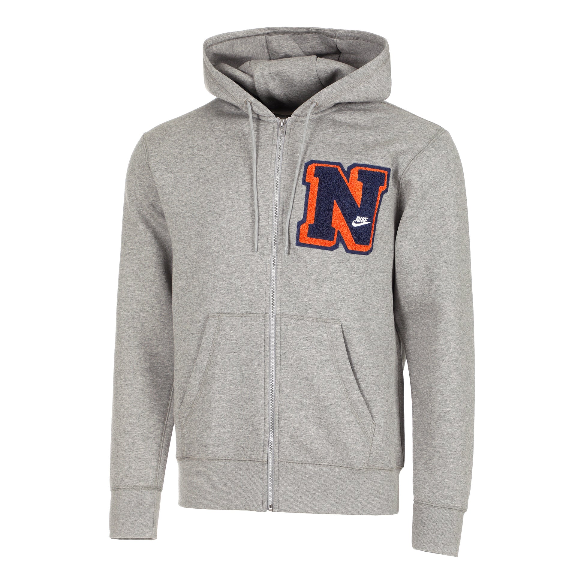 Nike Club Full Zip Zip Hoodie Men - grey,