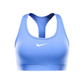 Swoosh Medium Sports bras Women - light blue, white