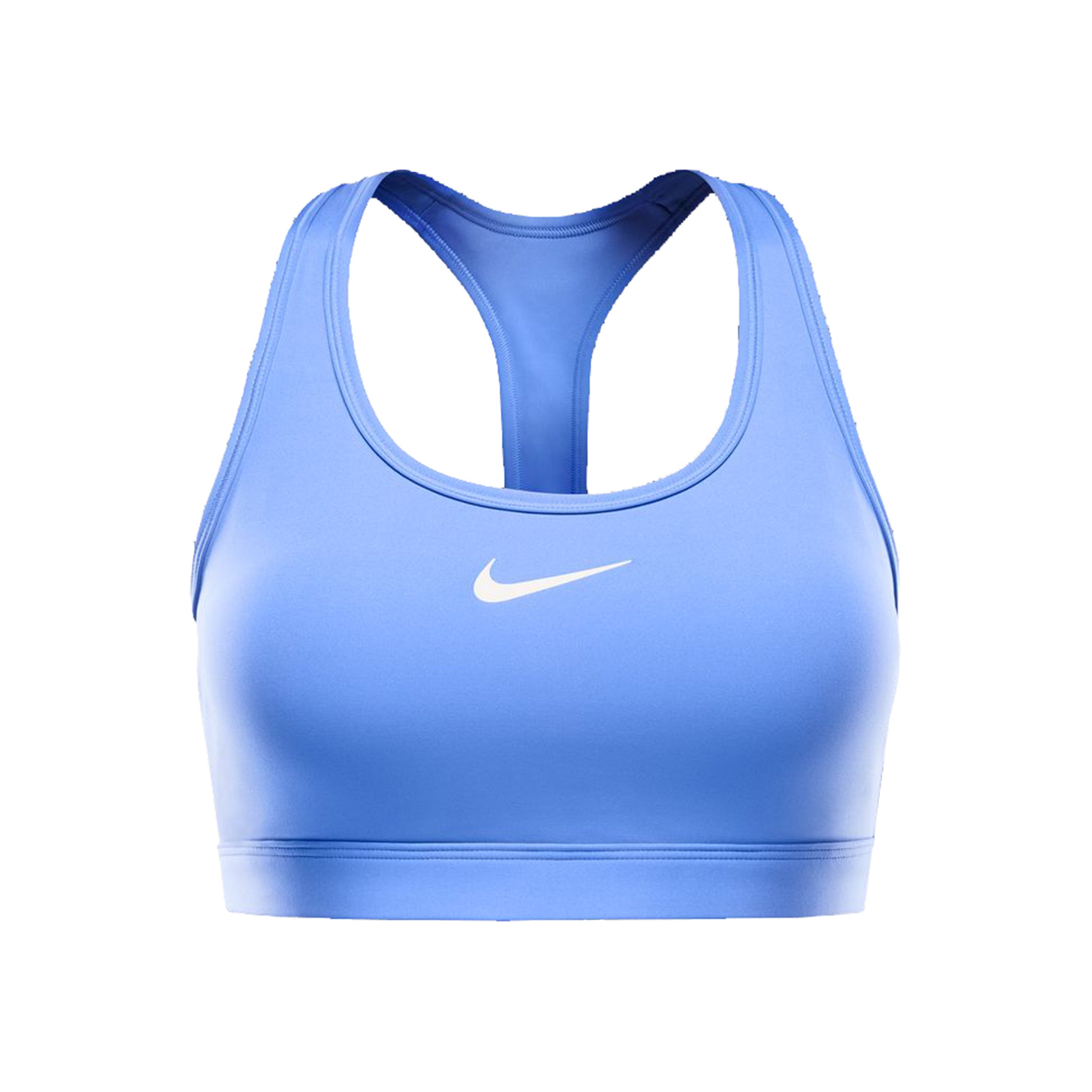 Nike Swoosh Medium Sports bras Women - light blue, white