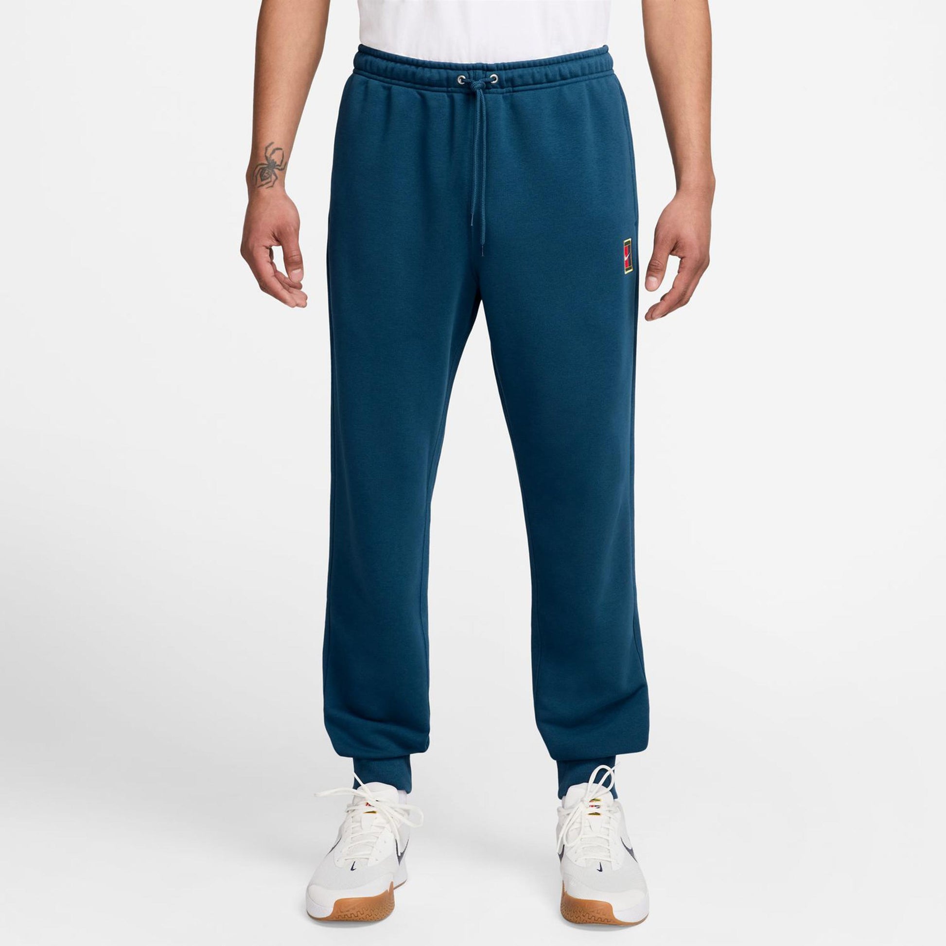 Nike Court Dri-Fit Heritage Fleece Training Pants Men-Blue Grey