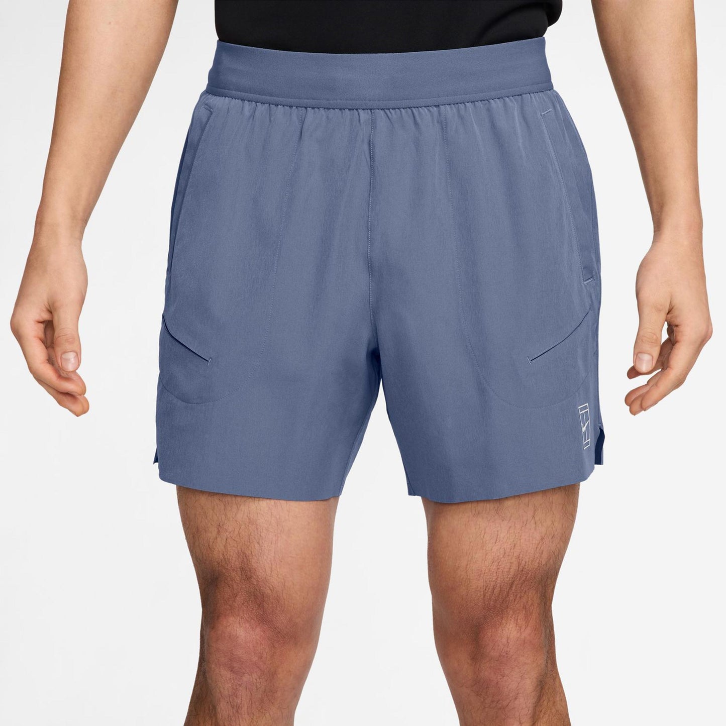 Nike Court Dri-Fit Advantage 6in Shorts Men-Blue Grey,White