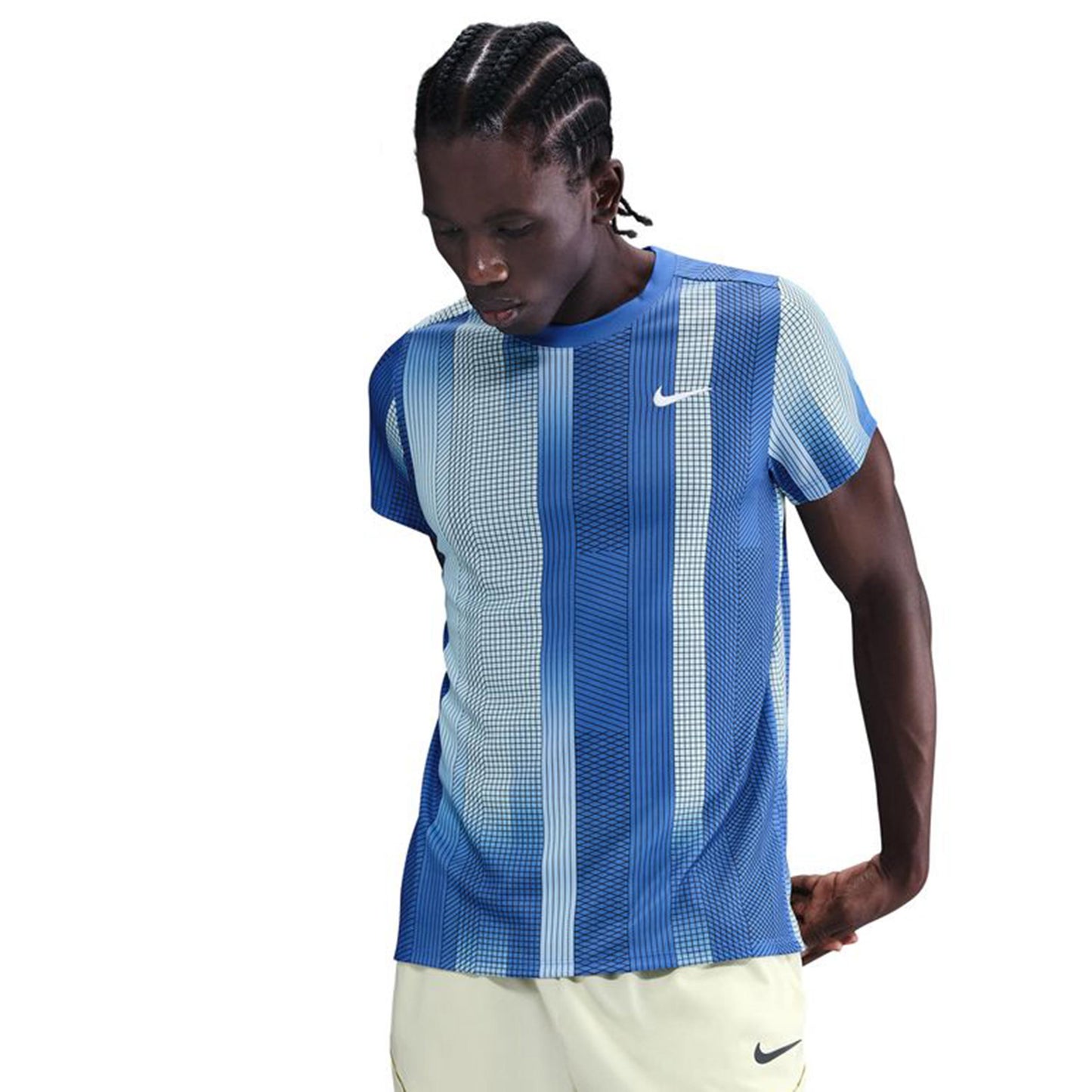 Nike Court Dri-Fit Victory Print T-Shirt Men-Blue,Light Blue