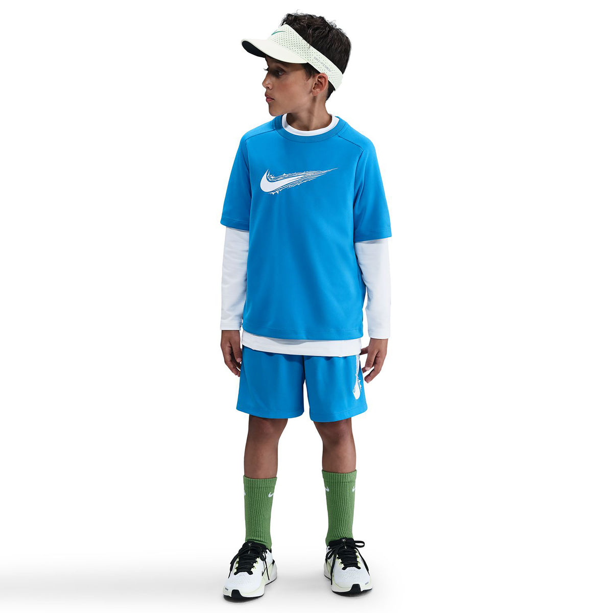 Nike Dri-Fit Multi T-Shirt Kids-Blue