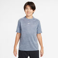 Dri-Fit Multi Heather T-Shirt Kids-Blue Grey