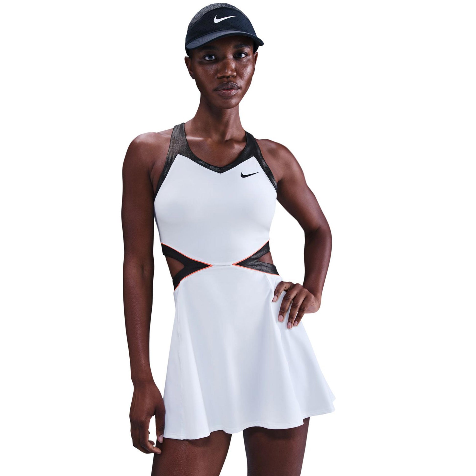 Nike Court Dri-Fit Slam Dress Women - white, black
