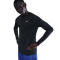 Stride Running shirt Men - black, silver
