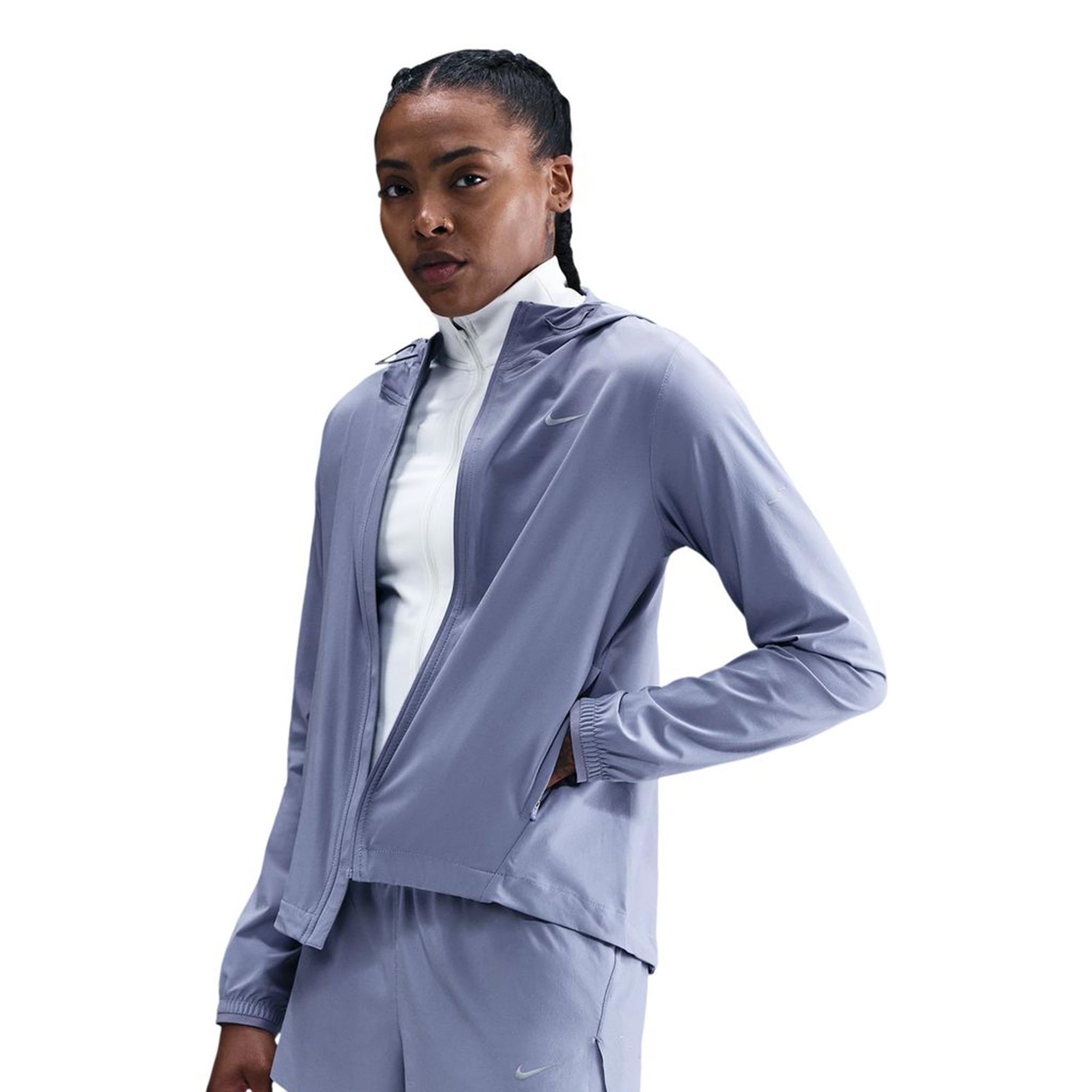 Nike Swift Running jacket Women - blue grey, silver