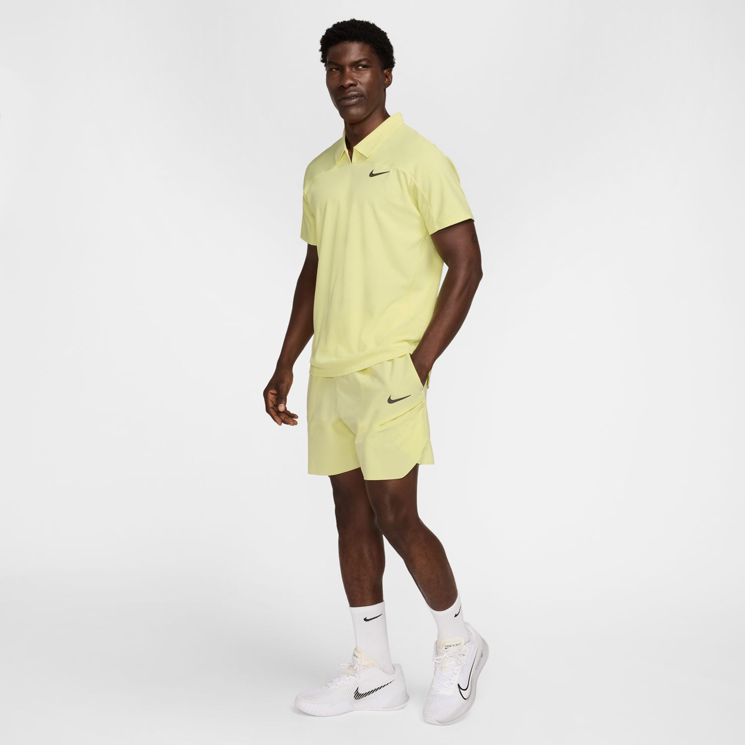Court Dri-Fit Advantage Slam Polo Men-Yellow | Tennis-Point