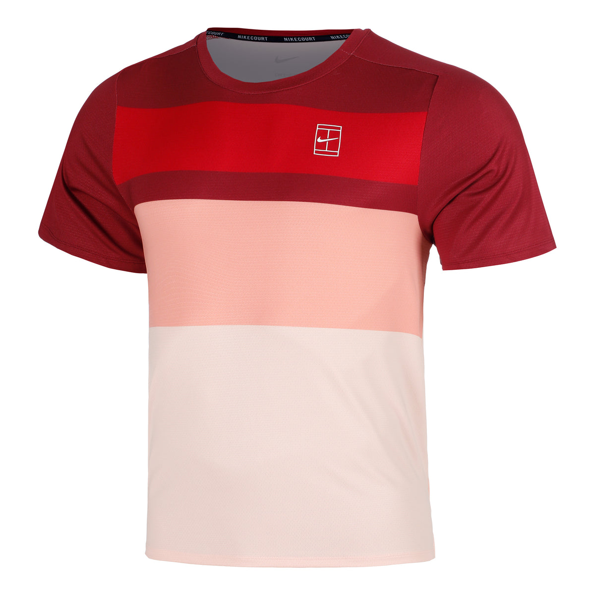 Nike Court Dri-Fit Advantage T-Shirt Men-Red,Coral