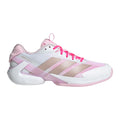 Adizero Ubersonic 5 All Court Shoe Women-White,Beige
