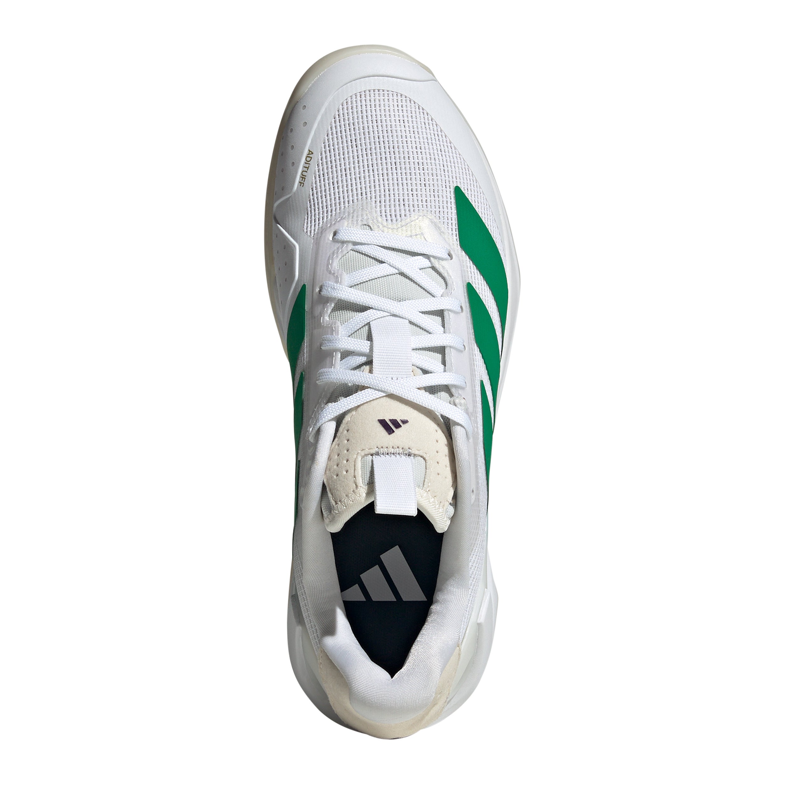 adizero Ubersonic 5 Grass court shoe Women - white, green | Tennis