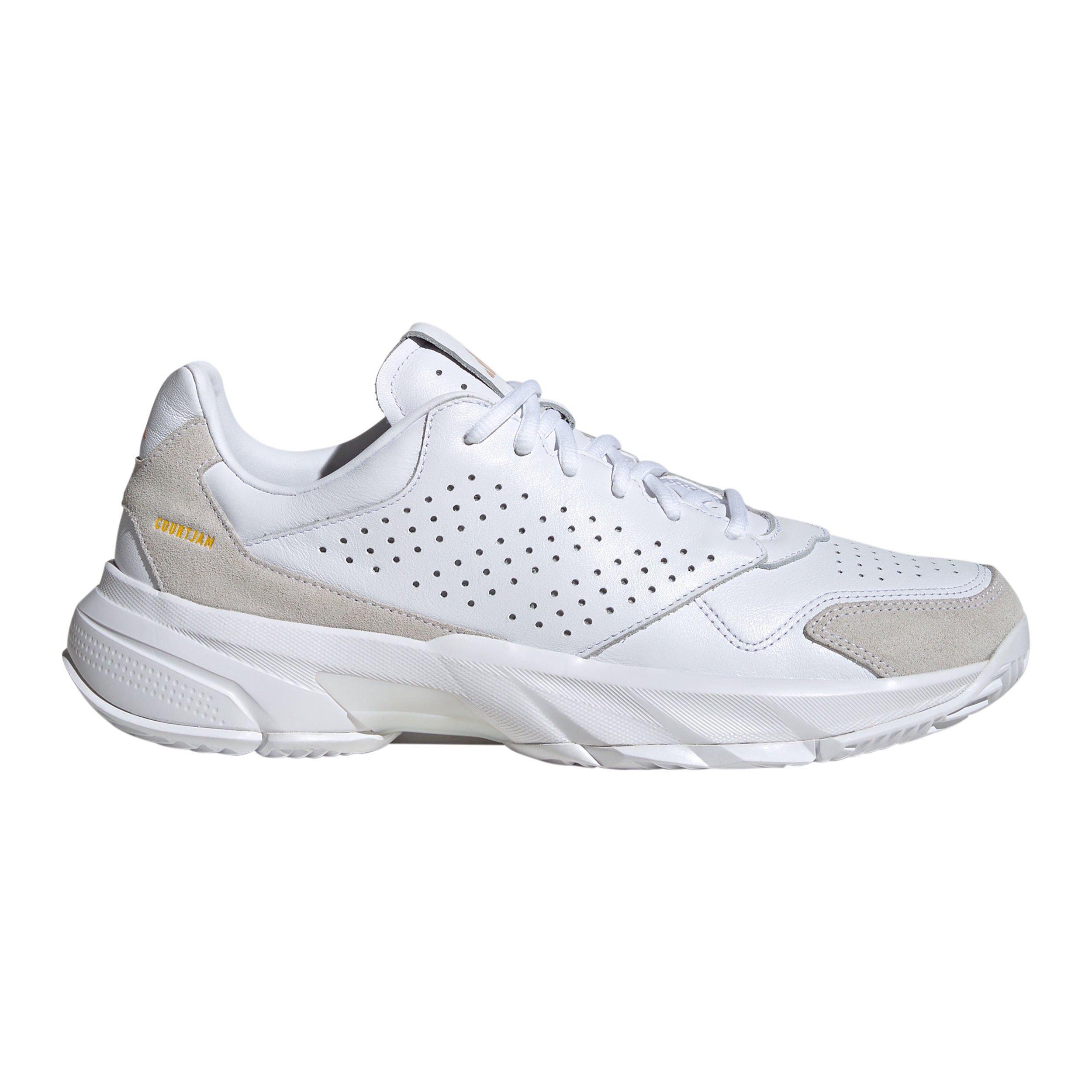 adidas CourtJam Control 3 All court shoe Men - white, beige