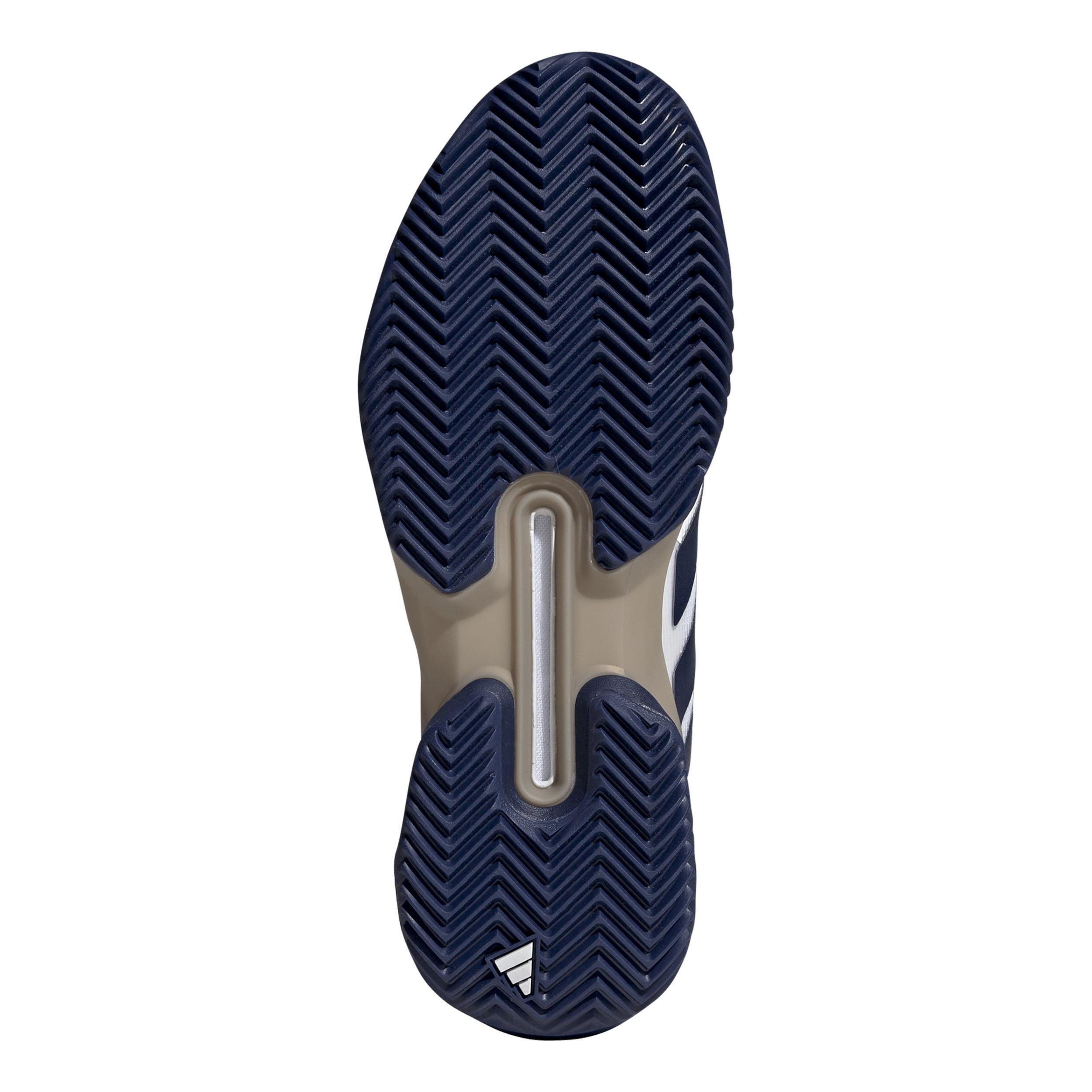 adizero Ubersonic 5 Clay court shoe Men - white, dark blue