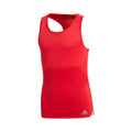 Club Tank top Girls - red, silver