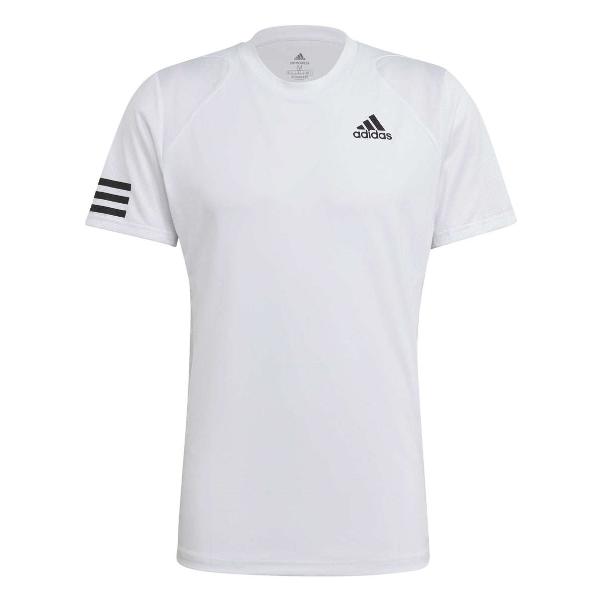 adidas Club 3 Stripes T-Shirt Men - white, black