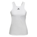 Y Tank Top Women-White Aluminum
