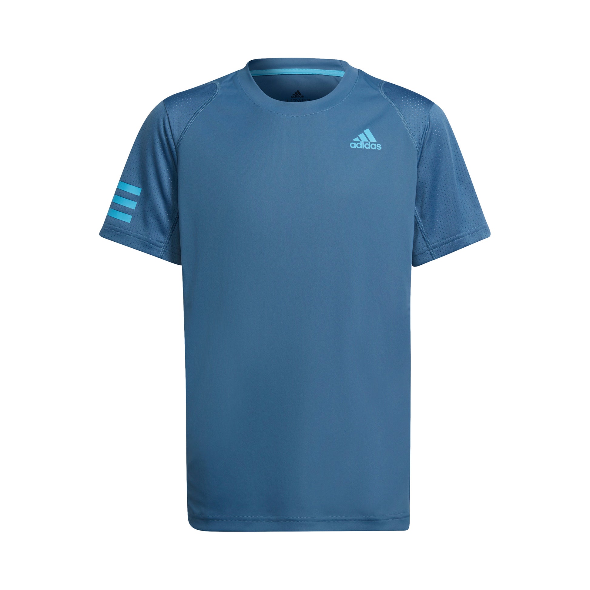 adidas Club 3 Stripes T-Shirt Boys - blue,