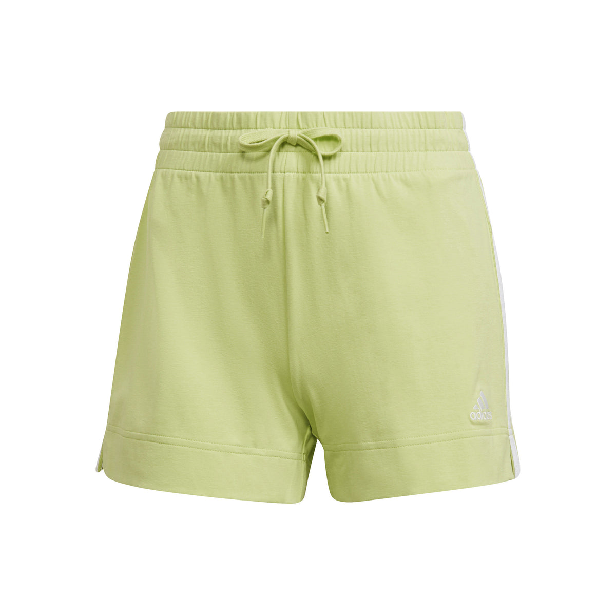 adidas Slim 3-Stripes Shorts Women - green, white