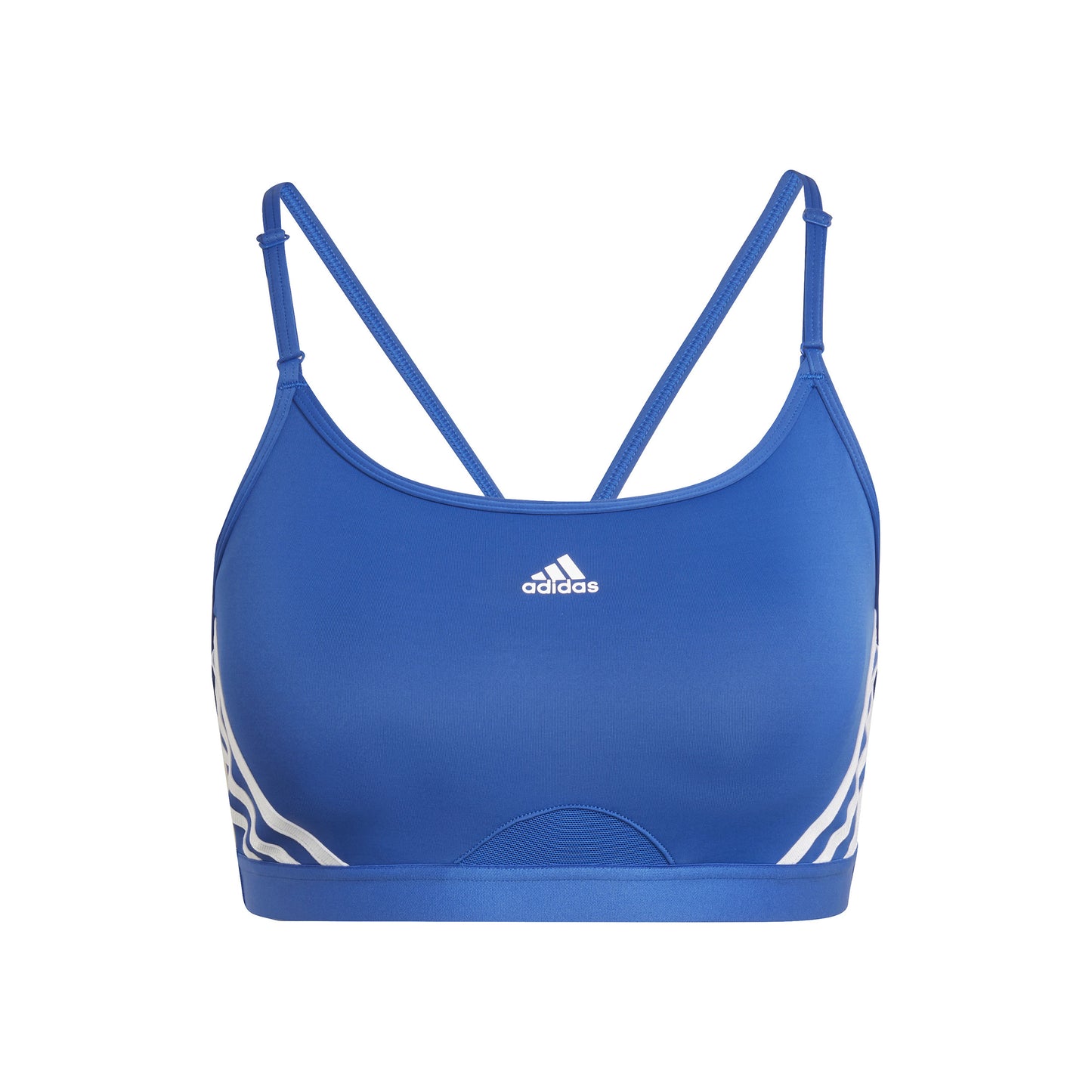 adidas Aeroreact Low-Support 3Stripes Sports bras Women - blue