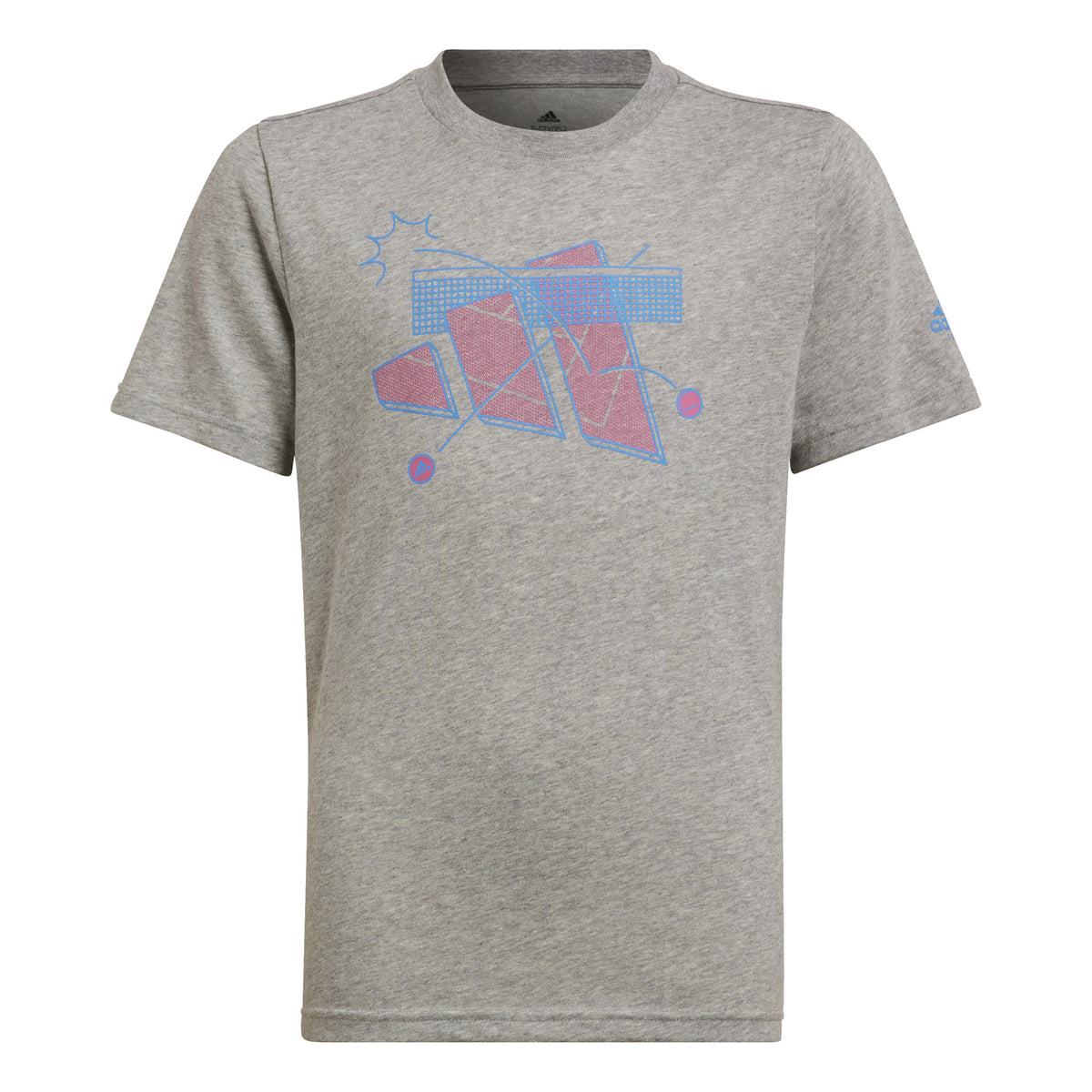 adidas Cat Graphic T-Shirt Boys - grey,