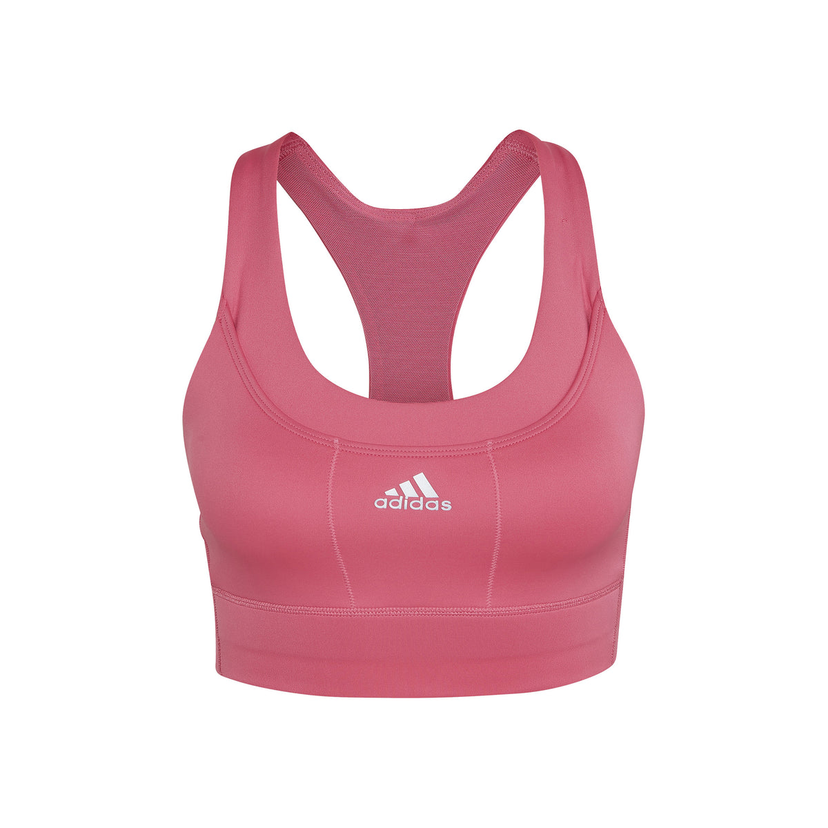 adidas Medium Support Primeknit Sports Bras Women-Red