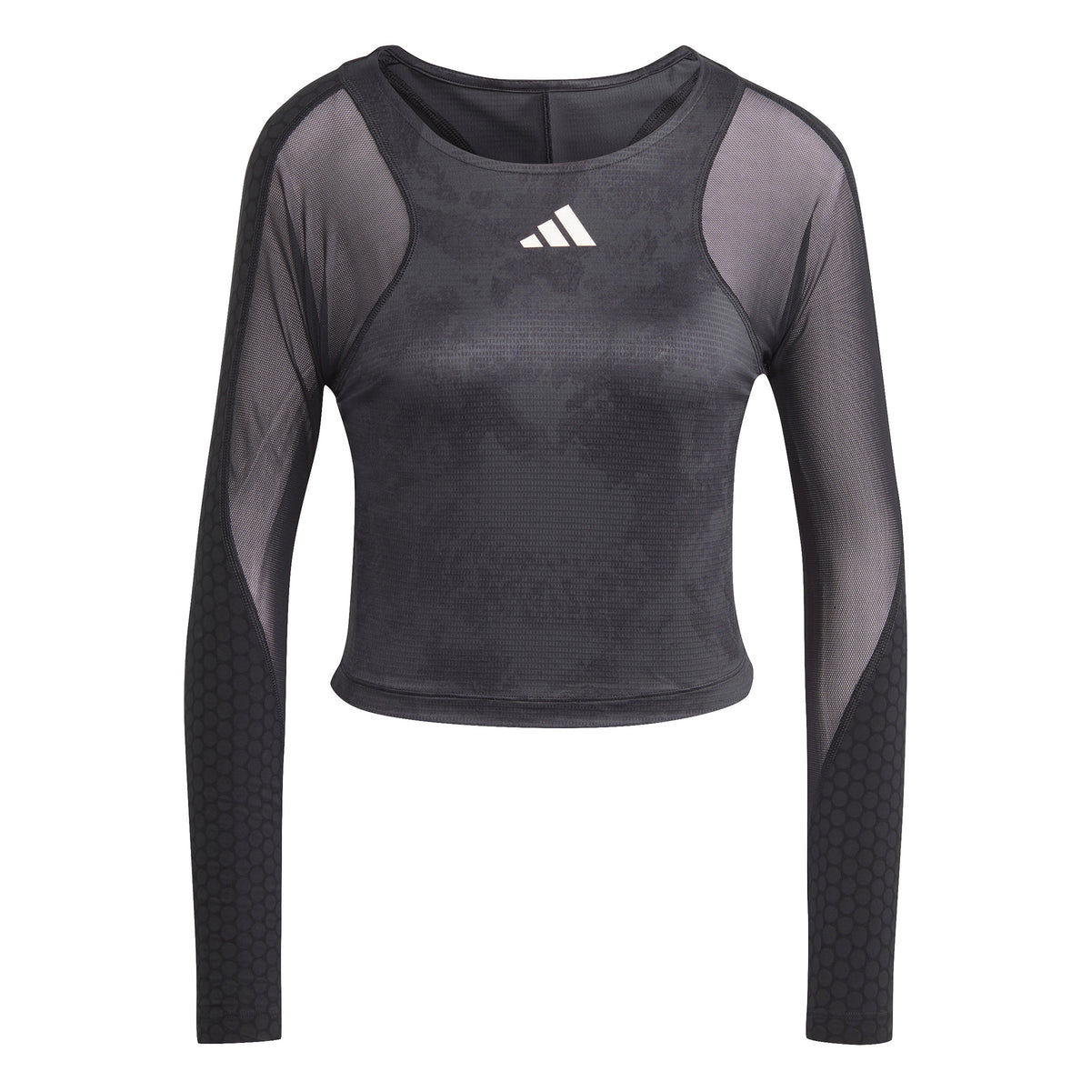 adidas Paris Crop Long sleeve Women - dark grey, black