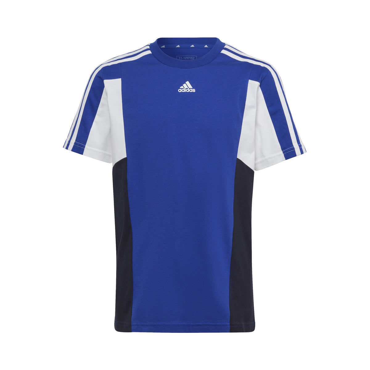 adidas Colorblock 3-Stripes Regular Fit T-Shirt Boys - blue, white