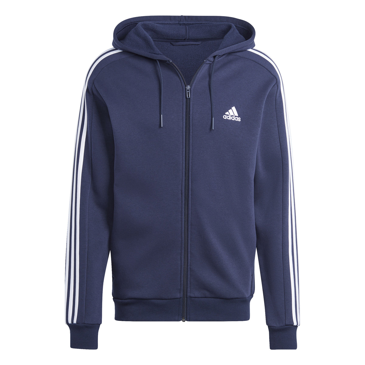 adidas 3Stripes Freelift Full-Zip Zip Hoodie Men - dark blue