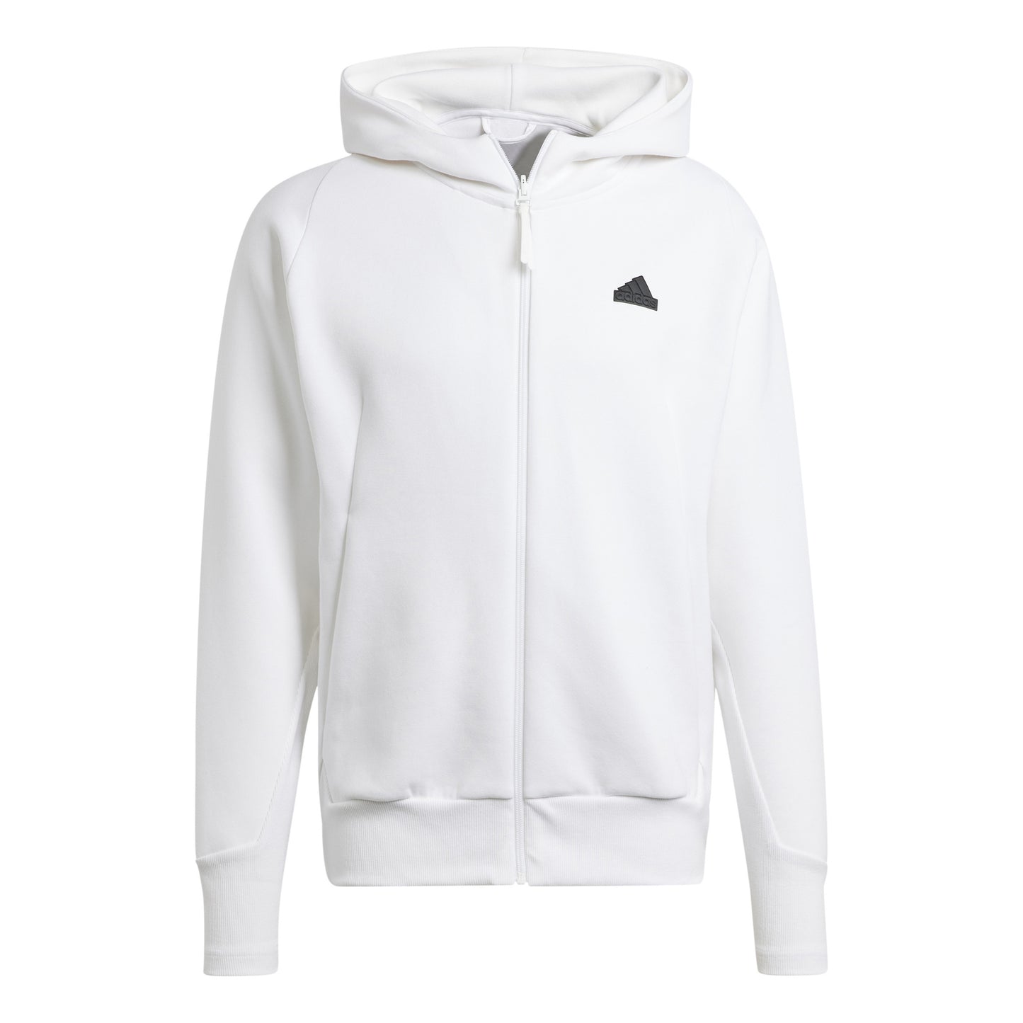 adidas Zone Printed Full-Zip Zip Hoodie Men - white,