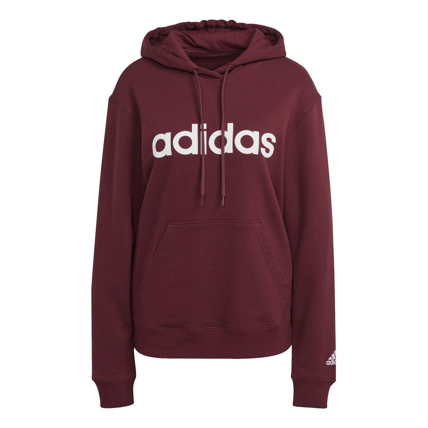 adidas Linear French Terry Hoody Women - red, white