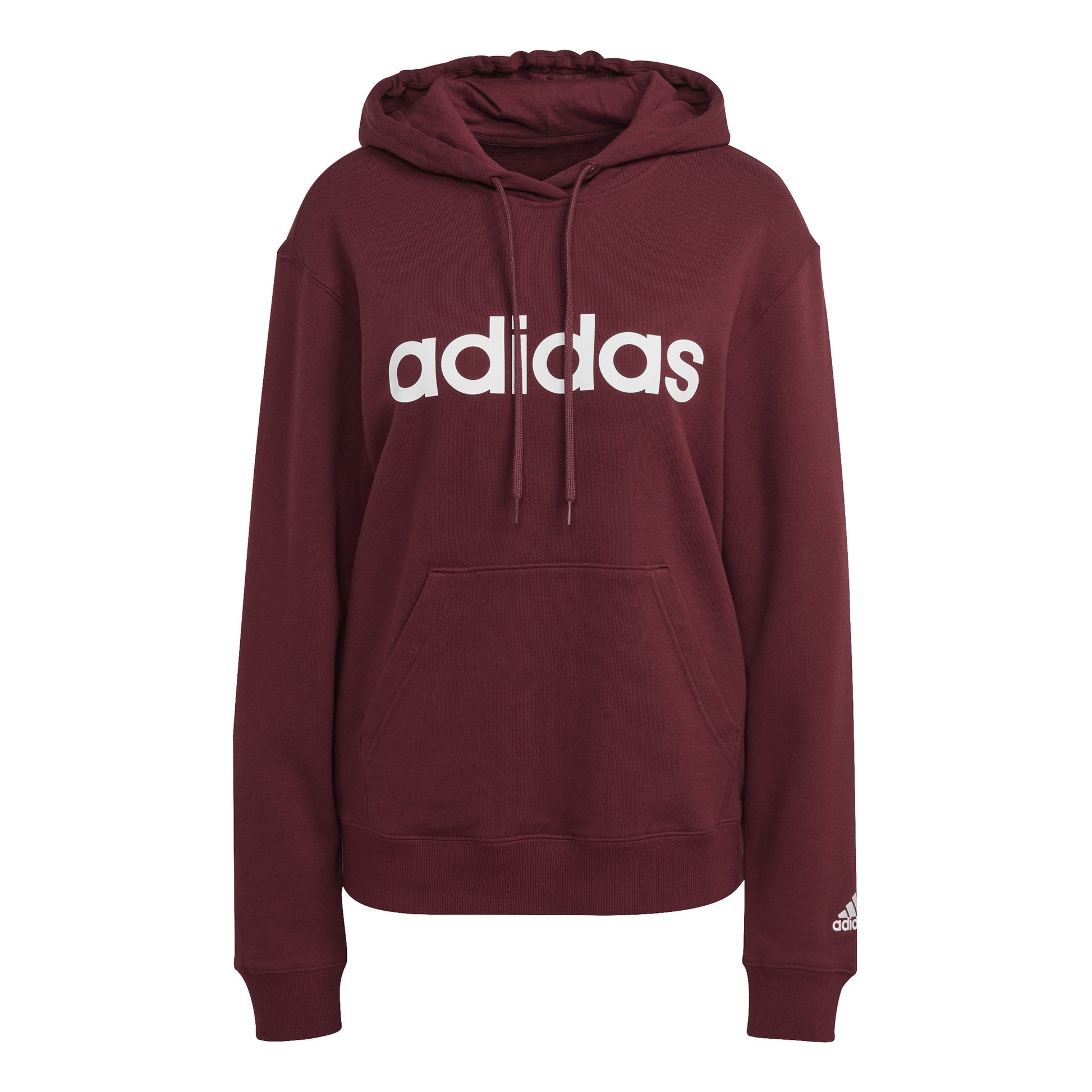 adidas Linear French Terry Hoody Women - red, white