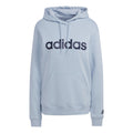 Linear French Terry Hoody Women - blue grey, dark blue