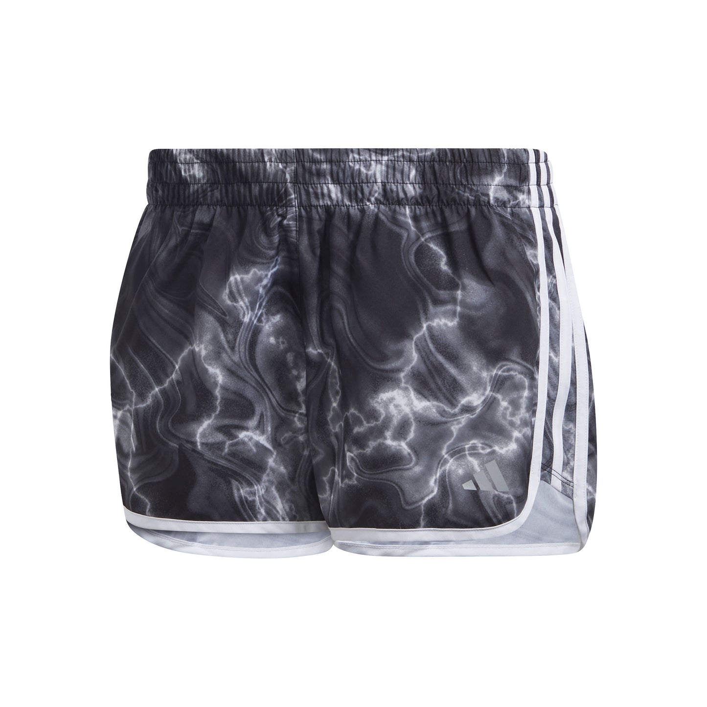 adidas M20 3in AOP Running Shorts Women-Black,Multicoloured