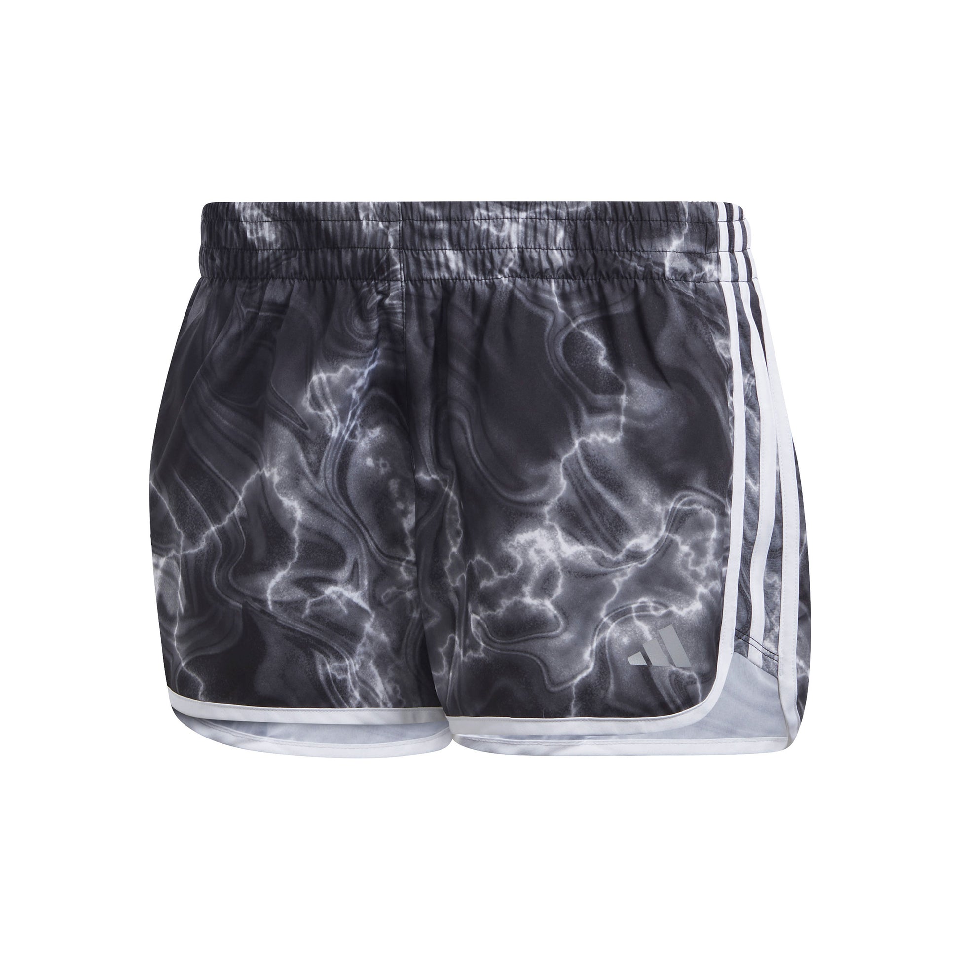 adidas M20 3in AOP Running Shorts Women-Black,Multicoloured