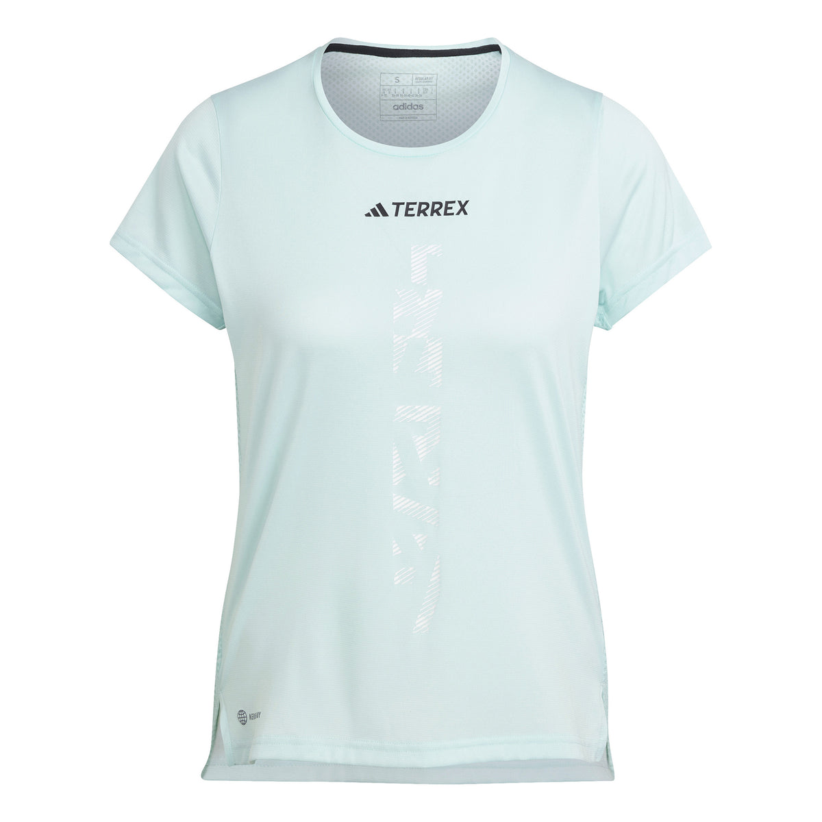 adidas Terrex AGR Running shirt Women - light blue,