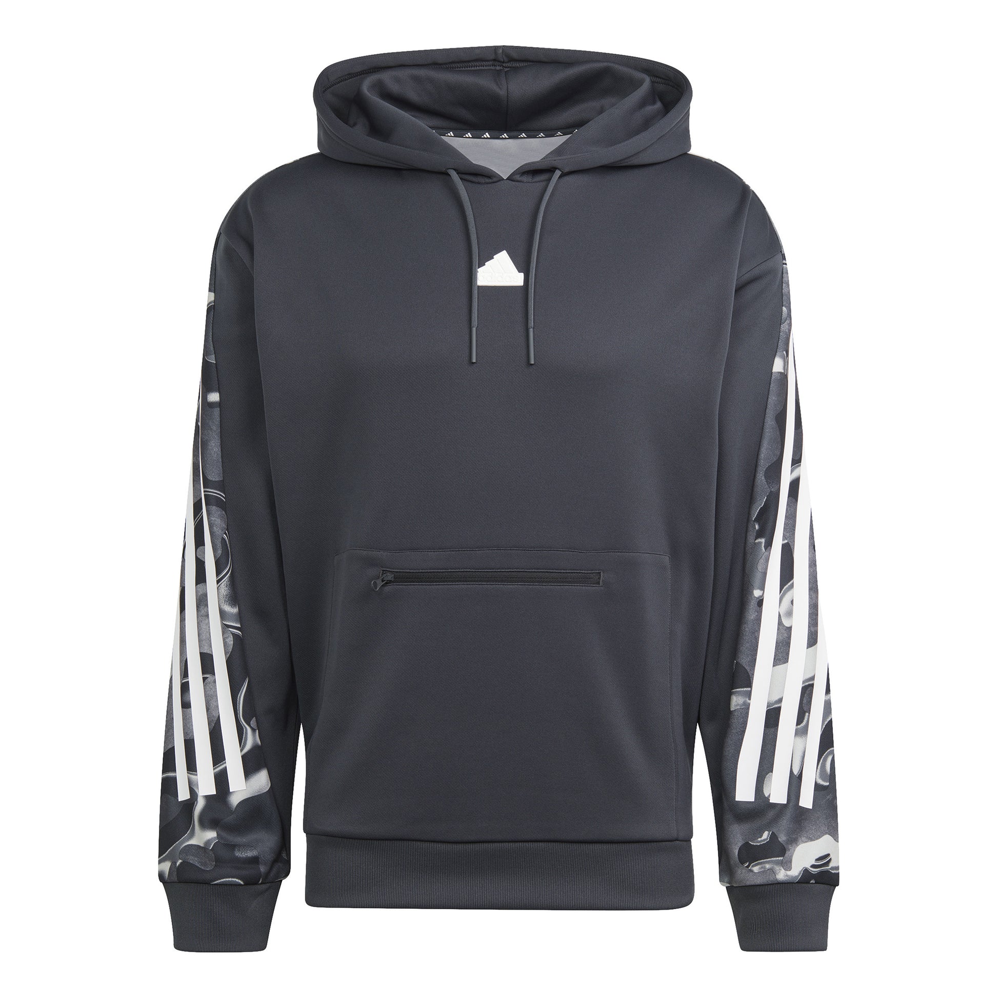 adidas Future Icon AOP Hoody Men - black, white