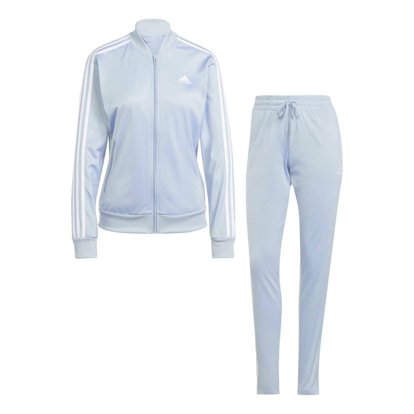 adidas 3Stripes Tracksuit Women - light blue, white
