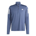 Own The Run B Half-Zip Long sleeve Men - blue grey,