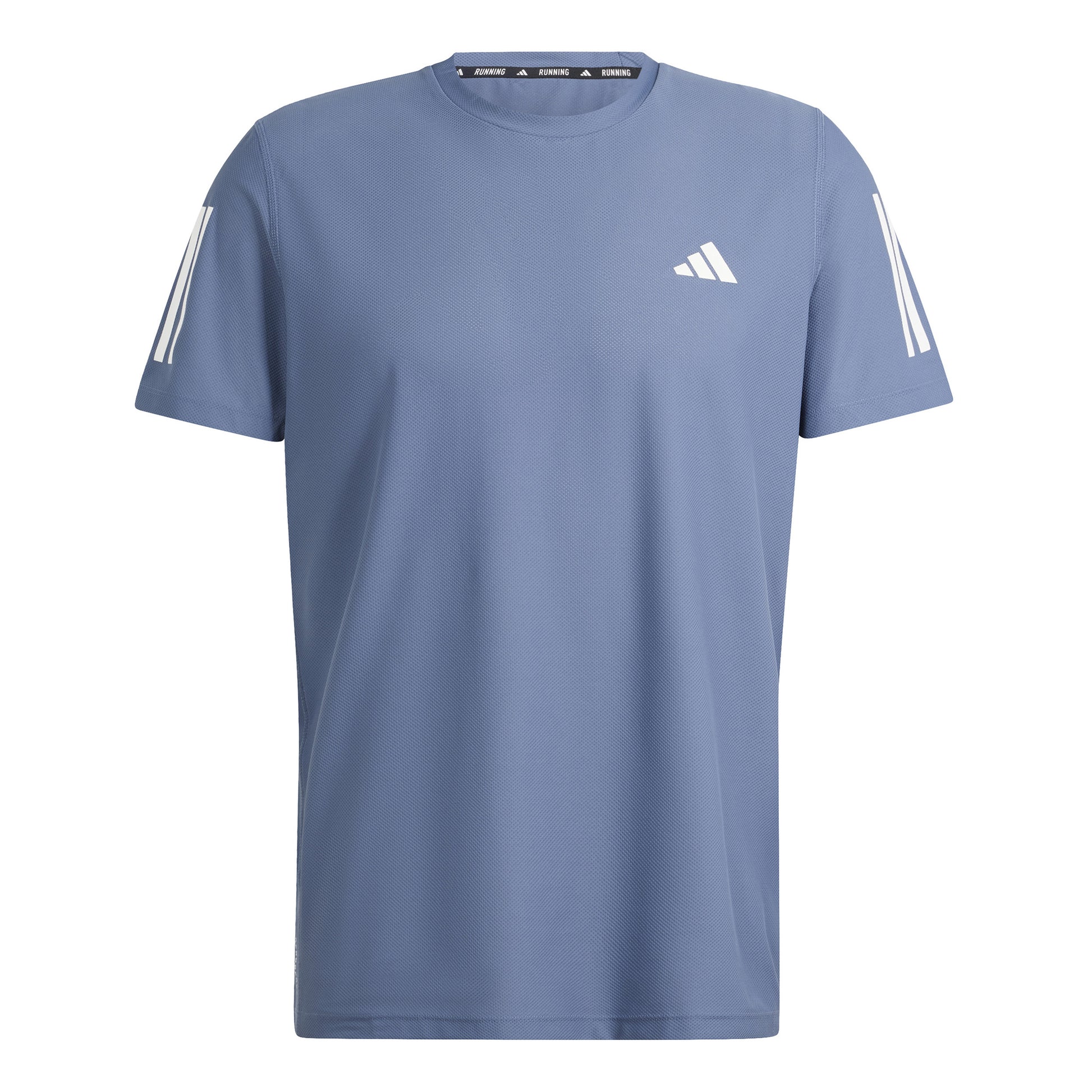 adidas Own the Run Running shirt Men - blue grey,