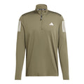 Own The Run B Half-Zip Long sleeve Men - olive,