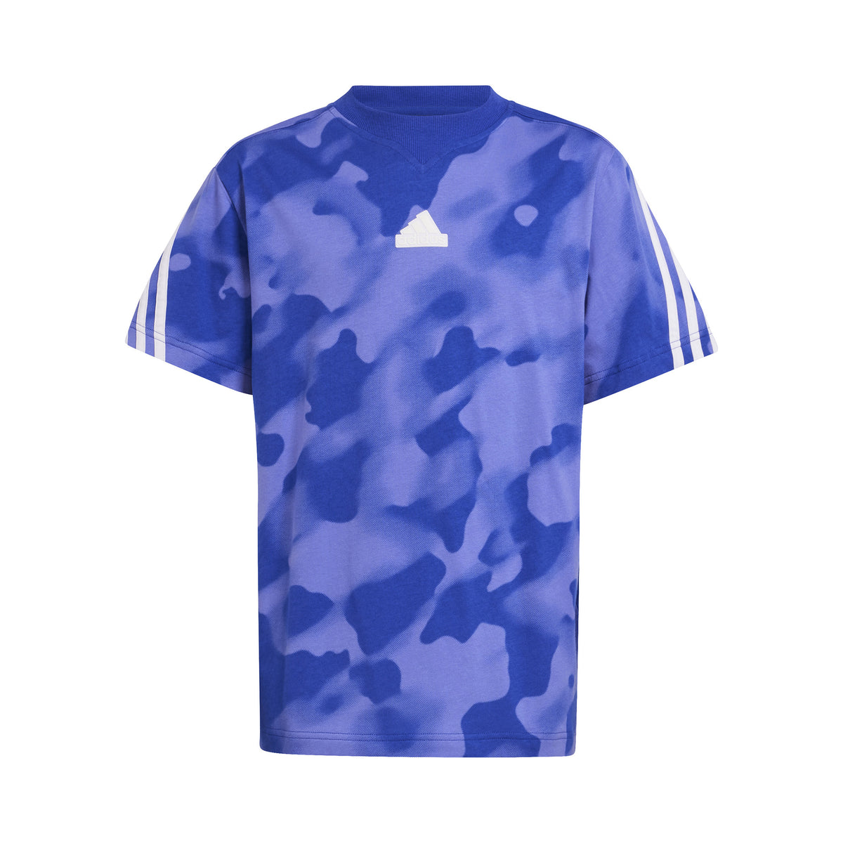 adidas Future Icon Camo Printed T-Shirt Boys - blue, white