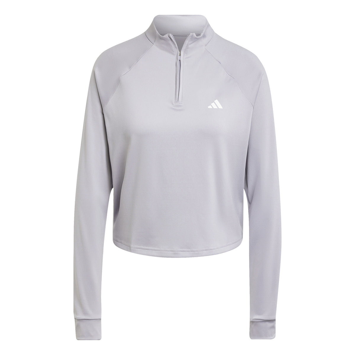 adidas Training Essential 1/4 Zip Longsleeve Long sleeve Women - lightgrey,