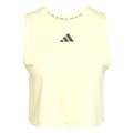 Boxy 3Stripes Tank Top Women-Yellow