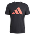 Essentials Feel Ready Logo T-Shirt Men - black, coral