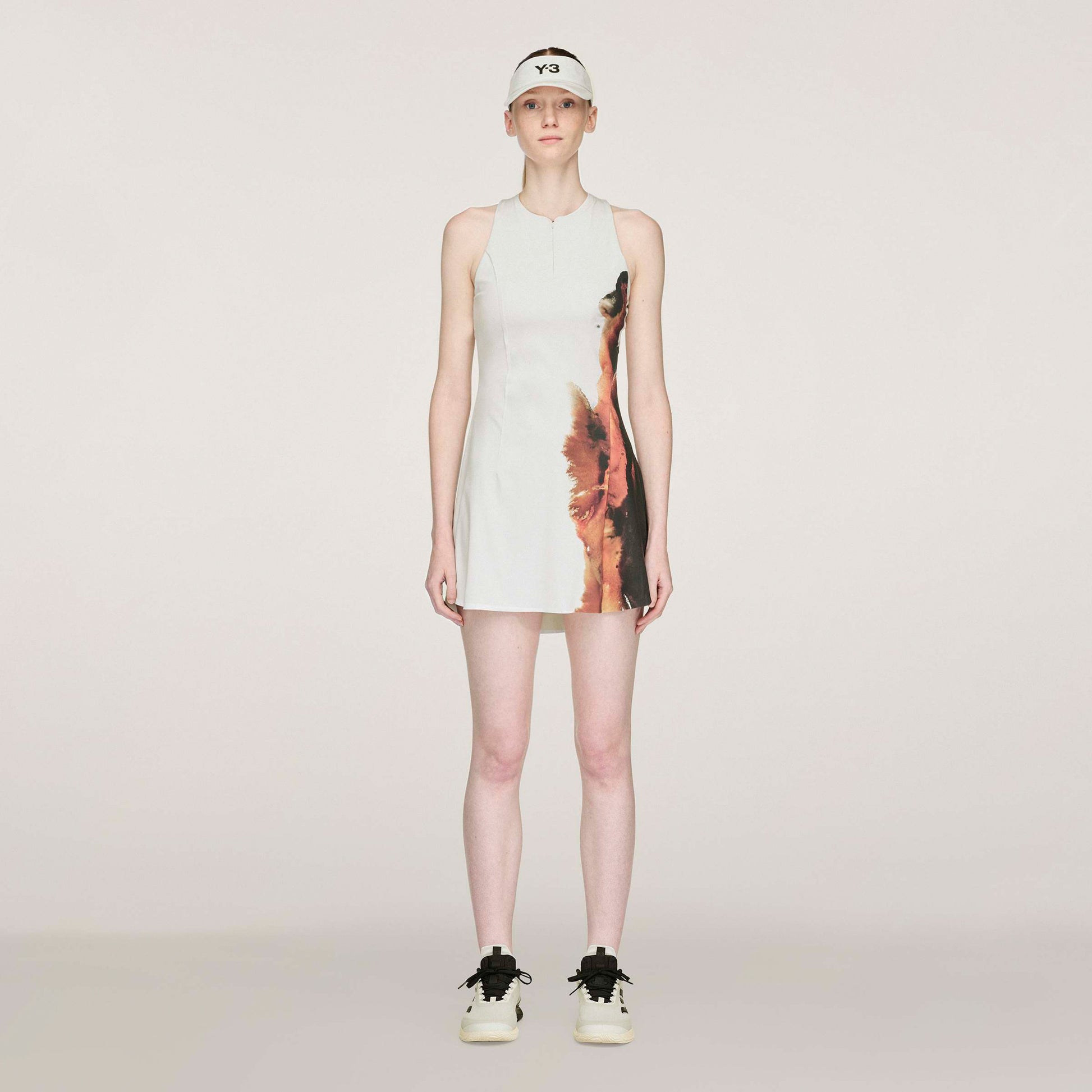 Y-3 Wow Dress Women-Cream,Multicoloured