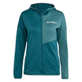 Terrex XPR Light Fleece Running Jacket Women-Petrol